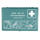 Verbandzeug in PVC Kasten